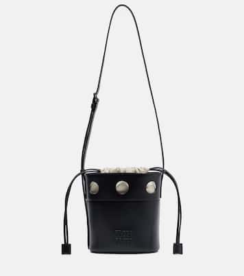 Leather bucket bag | Miu Miu