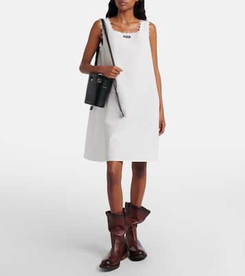 Leather bucket bag | Miu Miu
