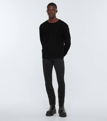 Cotton fleece sweatshirt | Les Tien