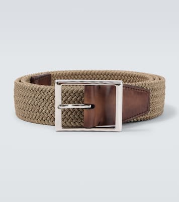 Ceinture Classic en tissu et cuir | Berluti