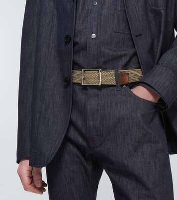 Ceinture Classic en tissu et cuir | Berluti