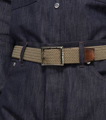 Ceinture Classic en tissu et cuir | Berluti