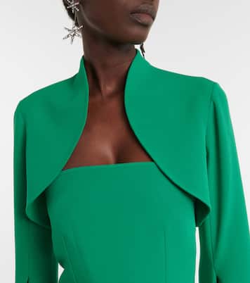 Robe aus Crêpe | Safiyaa