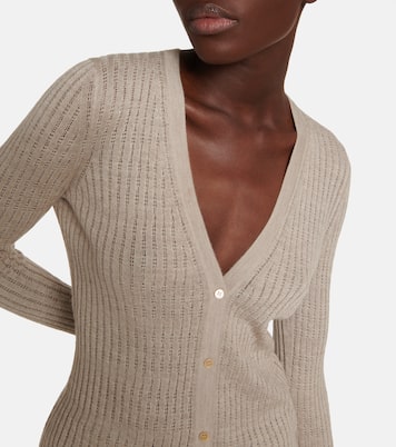Emma pointelle cashmere and silk cardigan | Gabriela Hearst