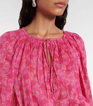 Robe tunique Parsley en coton à fleurs | Marant Etoile