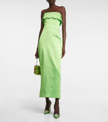 Robe aus Satin | Rasario