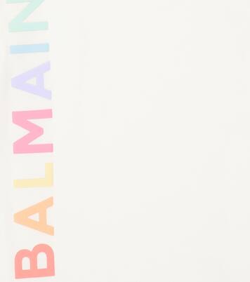 Logo cotton jersey T-shirt | Balmain Kids