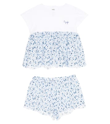 Baby cotton dress and shorts | Il Gufo