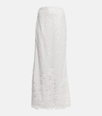 Embellished maxi skirt | Self-Portrait