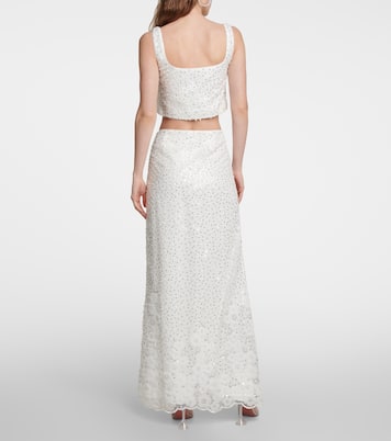 Embellished maxi skirt | Self-Portrait