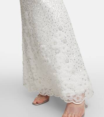 Embellished maxi skirt | Self-Portrait