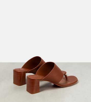 Sandales CL Tongamule en cuir | Christian Louboutin