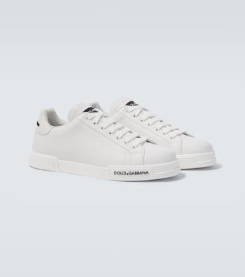 Logo leather sneakers | Dolce&Gabbana