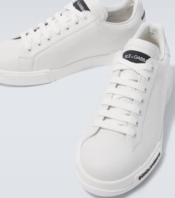 Logo leather sneakers | Dolce&Gabbana