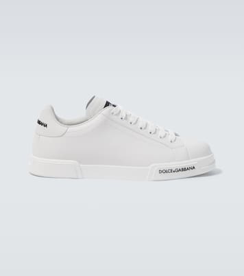 Logo leather sneakers | Dolce&Gabbana