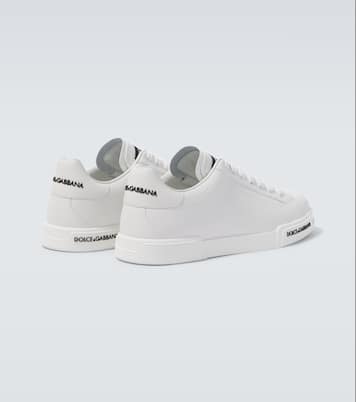 Logo leather sneakers | Dolce&Gabbana