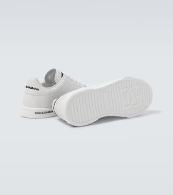 Logo leather sneakers | Dolce&Gabbana