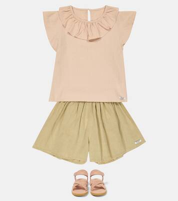 Jorin linen-blend shorts | Donsje