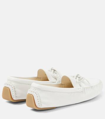 Lucca leather moccasins | The Row