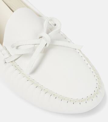 Lucca leather moccasins | The Row