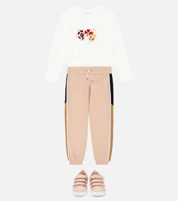 Logo cotton-jersey T-shirt | Chloé Kids