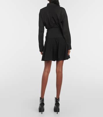 Belted wool miniskirt | Alaïa