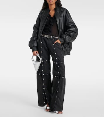 Sac Cameron Mini en cuir | Amina Muaddi