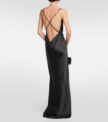Satin slip dress | Norma Kamali