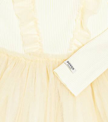 Flovos ribbed-knit tulle dress | Donsje