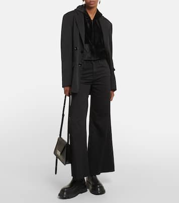 Wide-Leg Jeans Le Palazzo Crop | Frame