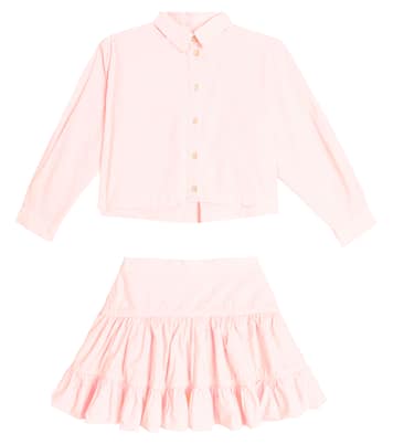 Unit cotton shirt and skirt set | Morley