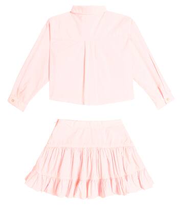 Unit cotton shirt and skirt set | Morley