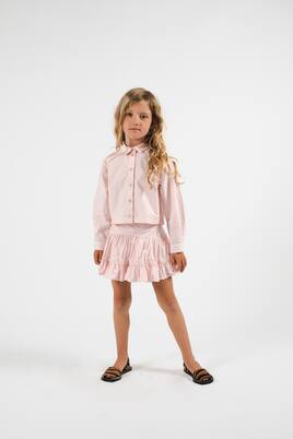 Unit cotton shirt and skirt set | Morley