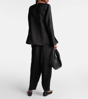 Bluse aus Crêpe | CO