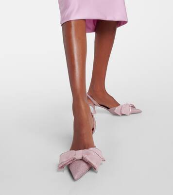 Brook 50 glitter slingback pumps | Jimmy Choo