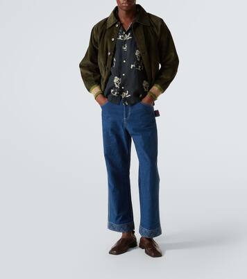 Verzierte Wide-Leg Jeans Knolly Brook | Bode