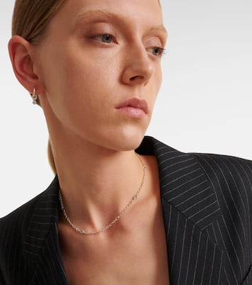 Gravity Estrella sterling silver necklace with aquamarines | Spinelli Kilcollin