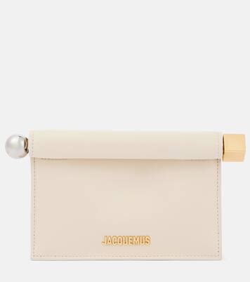 La Petite Pochette Rond Carré leather clutch | Jacquemus