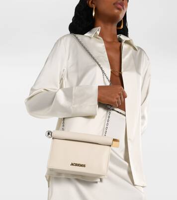 La Petite Pochette Rond Carré leather clutch | Jacquemus