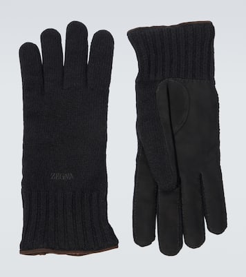 Gants en cachemire et cuir | Zegna