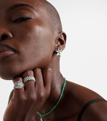 18kt white gold ring with diamonds | Kamyen