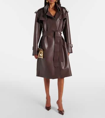 Trenchcoat aus Lederimitat | Norma Kamali
