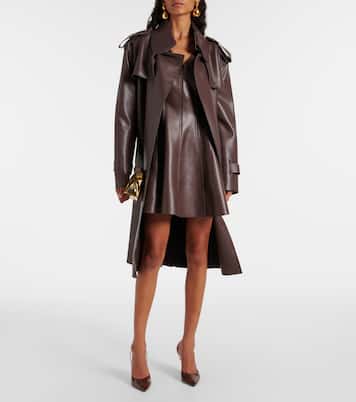 Trenchcoat aus Lederimitat | Norma Kamali