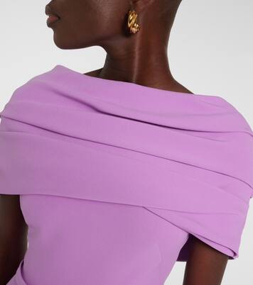 Midikleid Loura aus Crêpe | Safiyaa