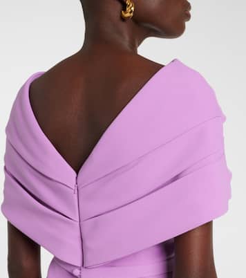 Midikleid Loura aus Crêpe | Safiyaa