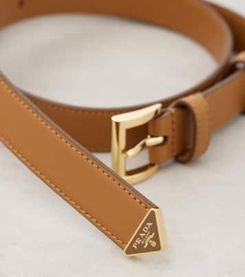 Logo leather belt | Prada