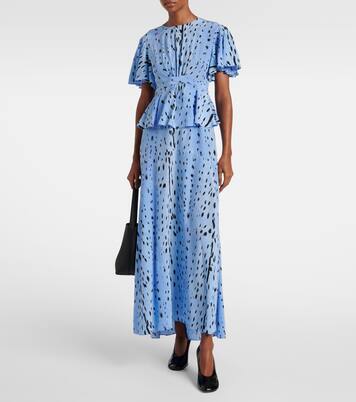 Robe longue Levana imprimée | Diane von Furstenberg