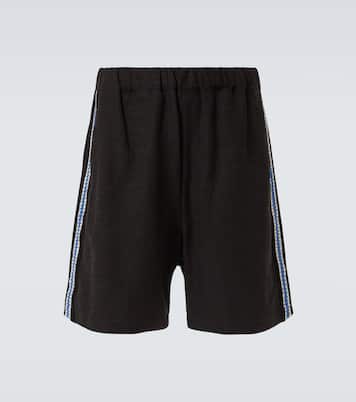 Crochet-trimmed shorts | Commas
