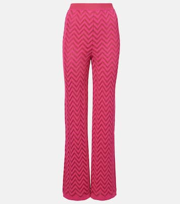 Weite Hose aus Häkelstrick | Missoni