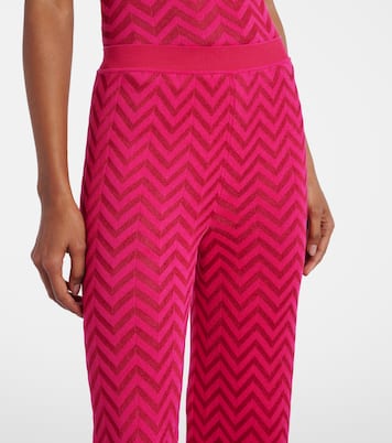 Weite Hose aus Häkelstrick | Missoni